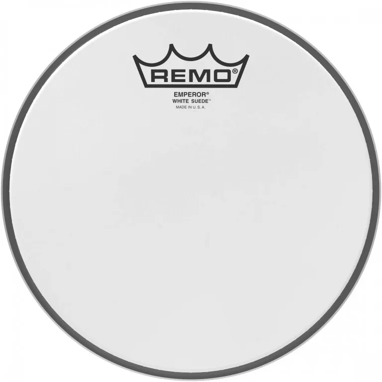 REMO White Suede 08" Emperor