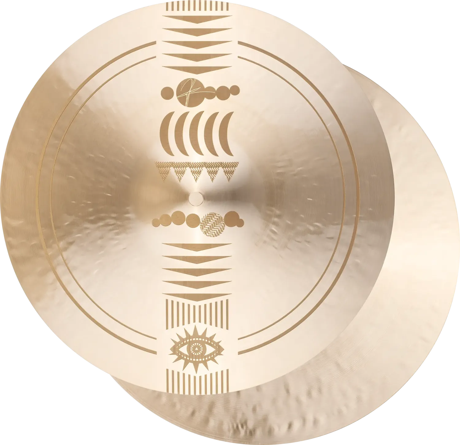 MEINL AD4 14" Artist Design Cymbal Anika Nilles Lunar Hi-Hats
