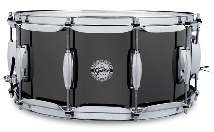 GRETSCH Full Range Caisse Claire 14"x 6,5" Acier - Black Nickel