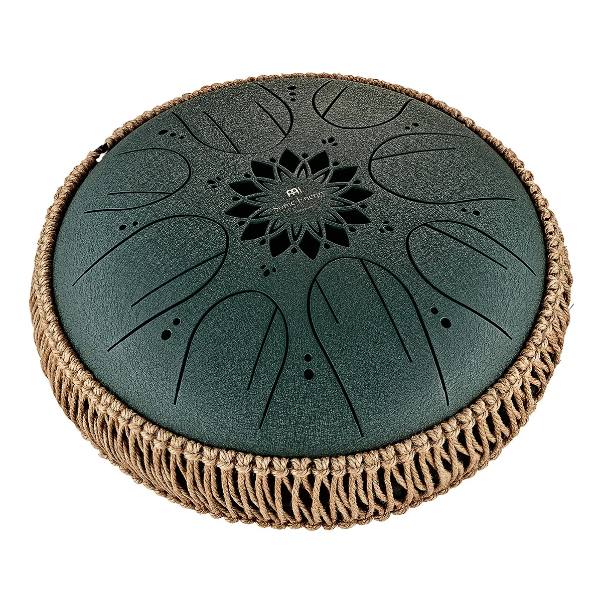 Tongue Drum Meinl Sonic Energy Octave Steel- Fa#-Min- Dark Green