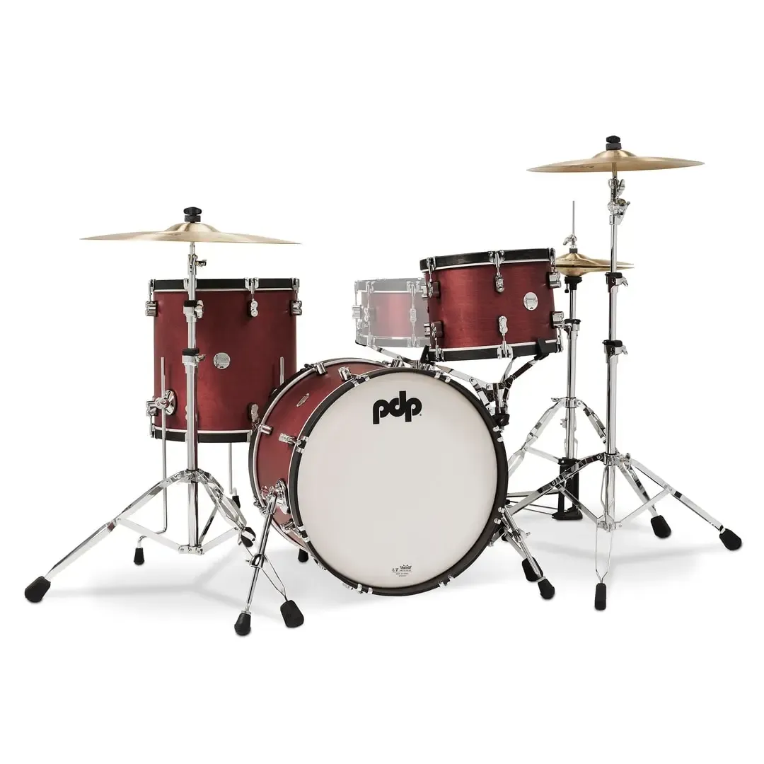 PDP Concept Classic Batterie 20"/3pcs Ox Blood Stain/Natural Hoop