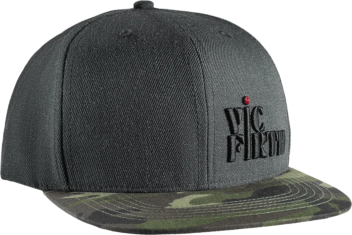 VIC FIRTH Casquette Vic Firth Gray Camo 6 Panel Snapback Hat