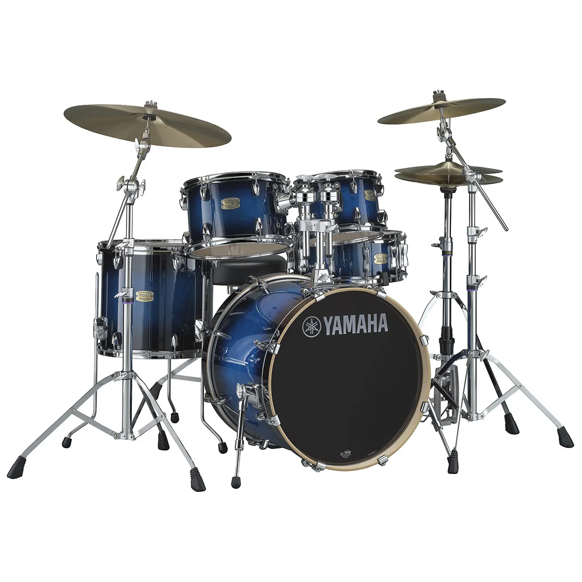 YAMAHA Stage Custom Birch Batterie 20"/5Pcs Deep Blue Sunburst + HW780