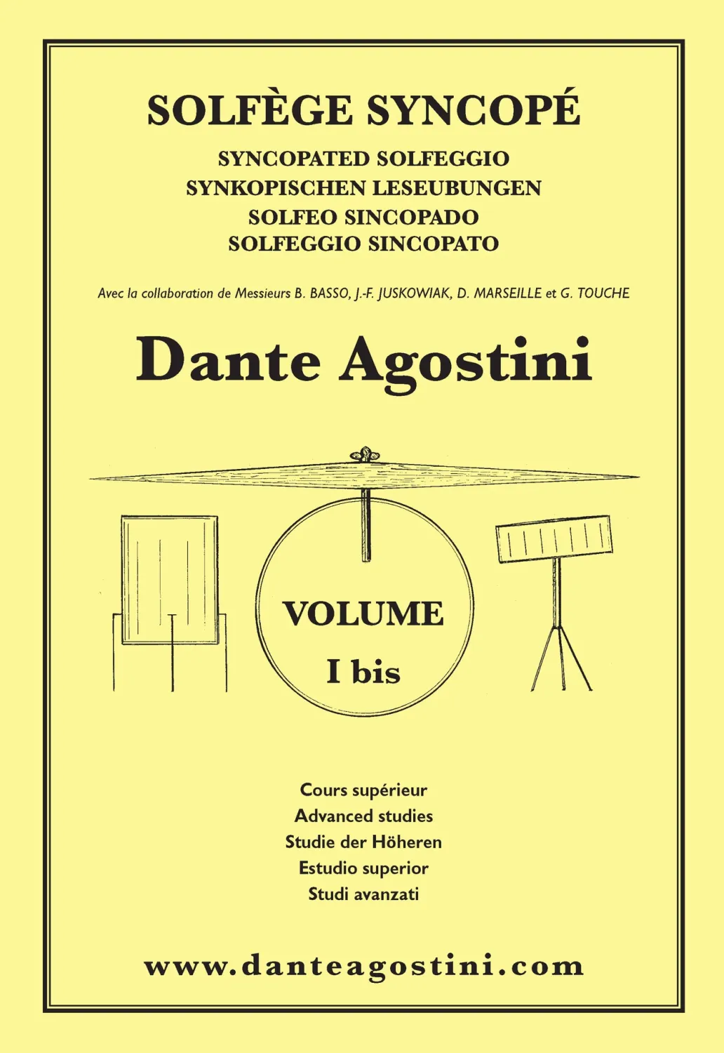 Methode Agostini Solfege Syncope Volume 01 Bis