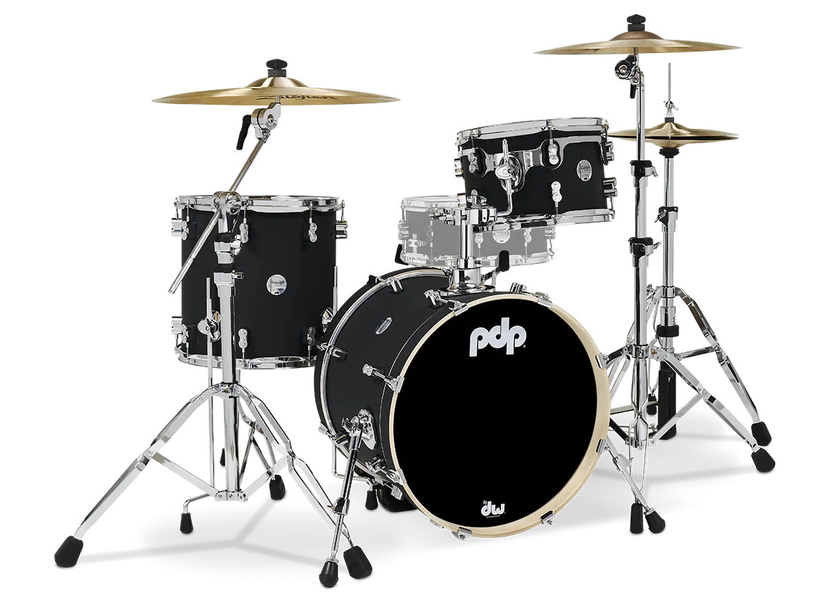 PDP Concept Maple Batterie 18"/3pcs Satin Black