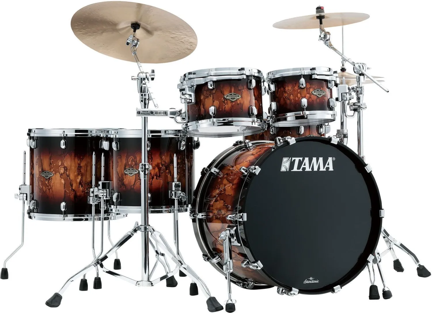 TAMA Starclassic Walnut/Birch Batterie 22"/5pcs Molten Brown Burst