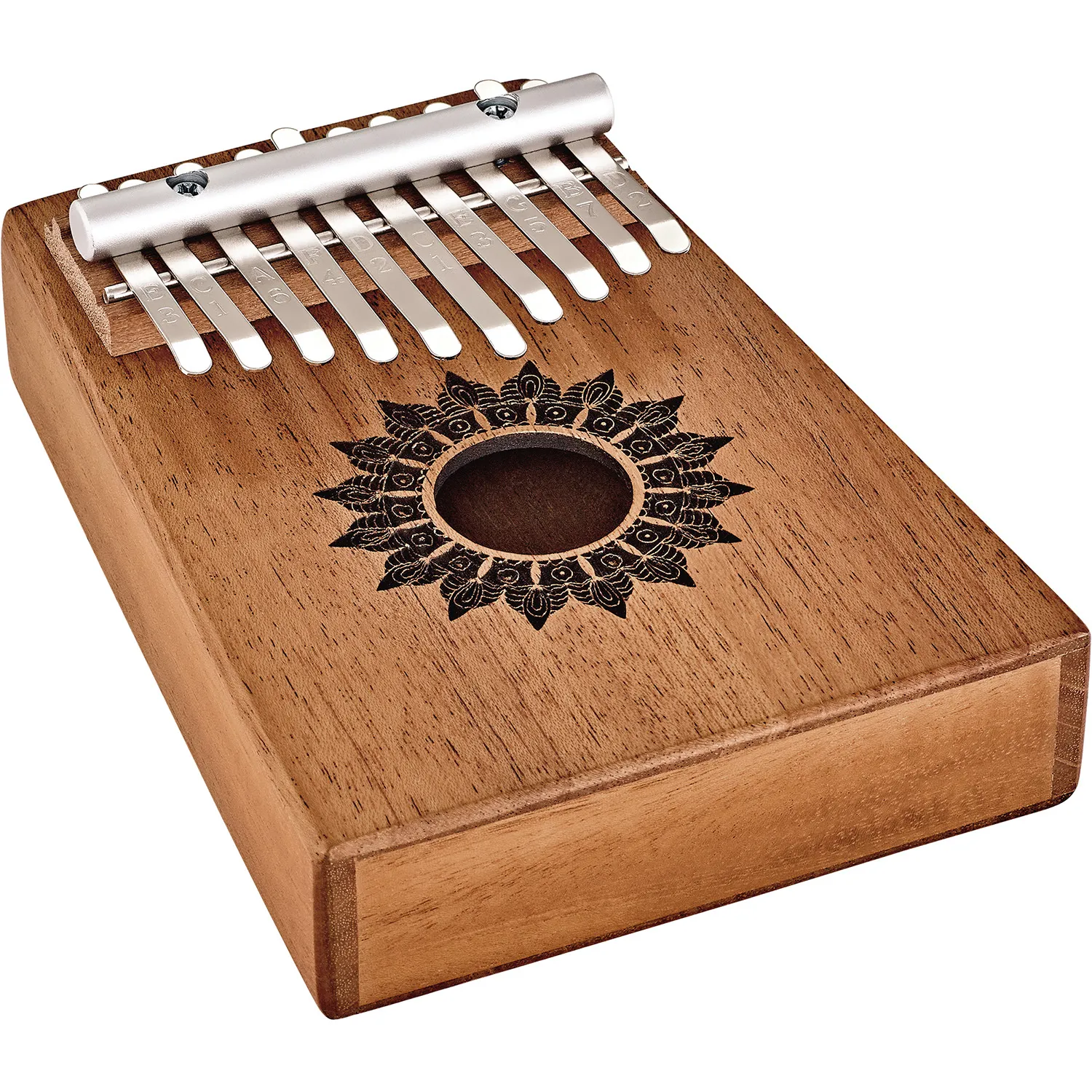 Kalimba Meinl Sonic Energy 10 Lames Mahogany - Soundhole - Do Maj