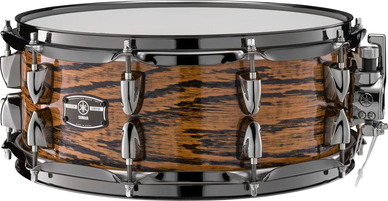 YAMAHA Live Hybrid Custom Oak Caisse Claire 14"x 5,5" Uzu Natural