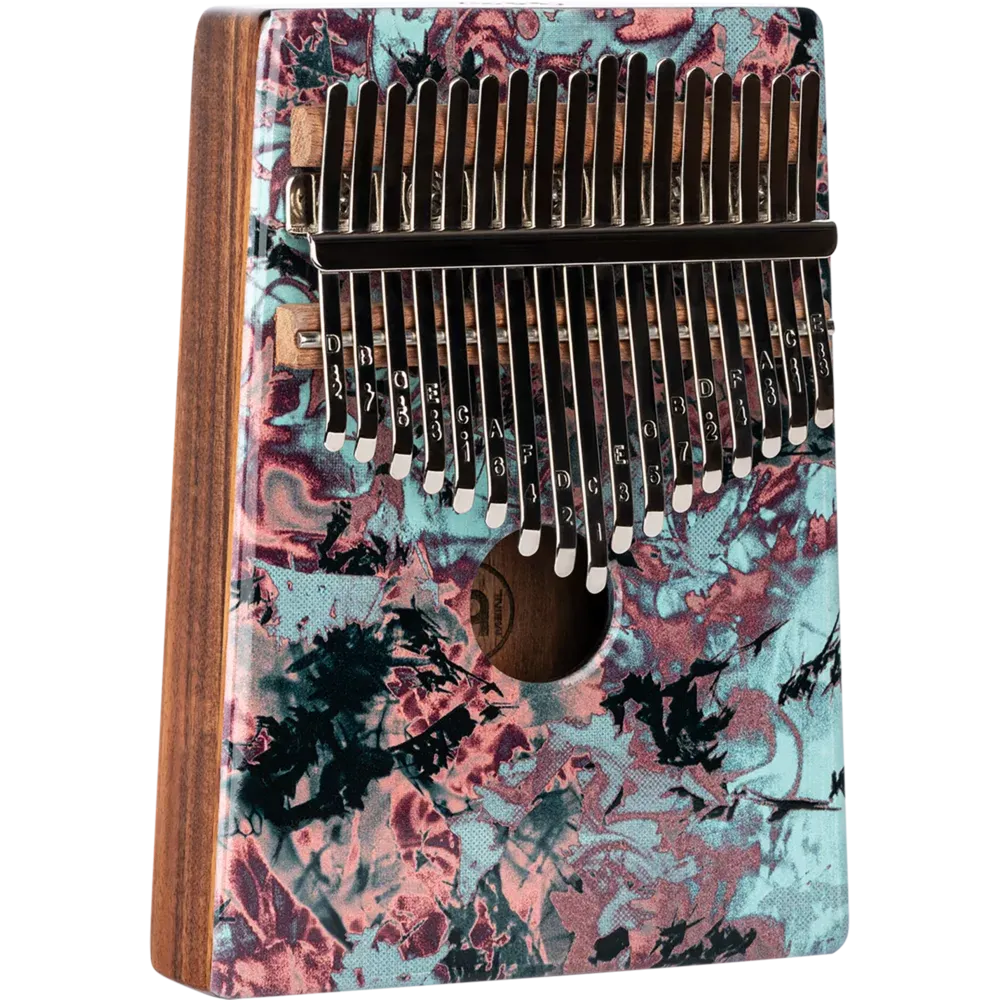 MEINL Kalimba 17 Lames Sound Hole Designer Coral Reef