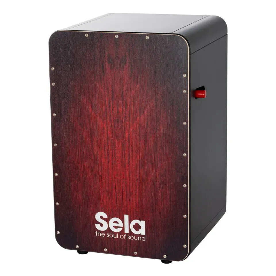 SELA SE-047 Cajon Ca Black Pro Red Dragon 