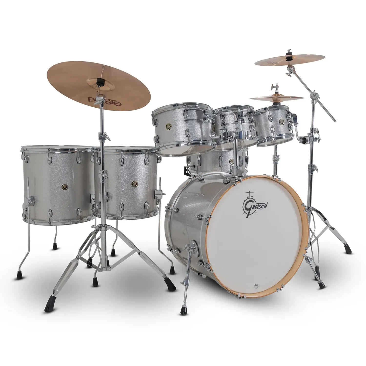 GRETSCH Catalina Maple Batterie 22"/7pcs Silver Sparkle  