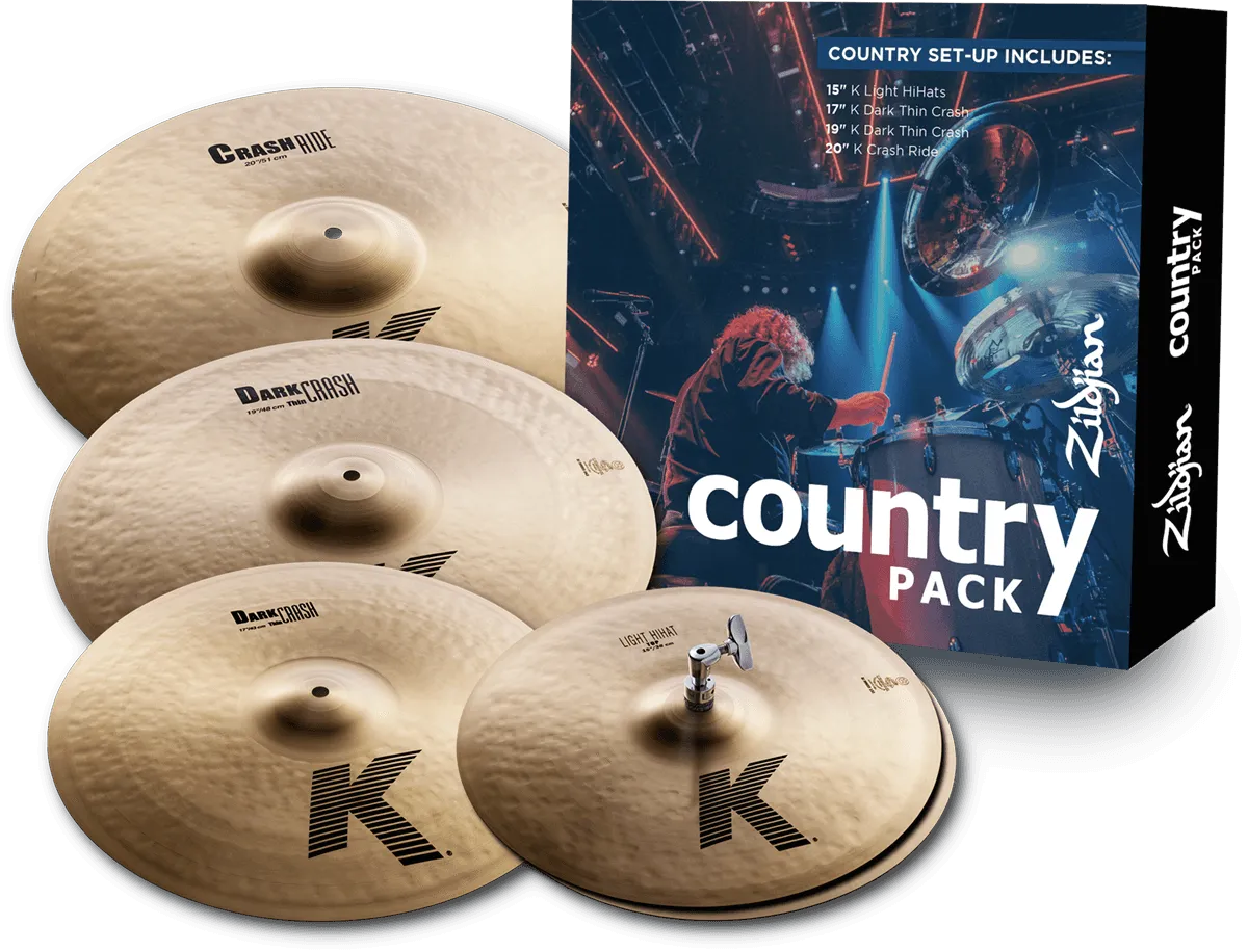 ZILDJIAN K Country Pack 4pcs