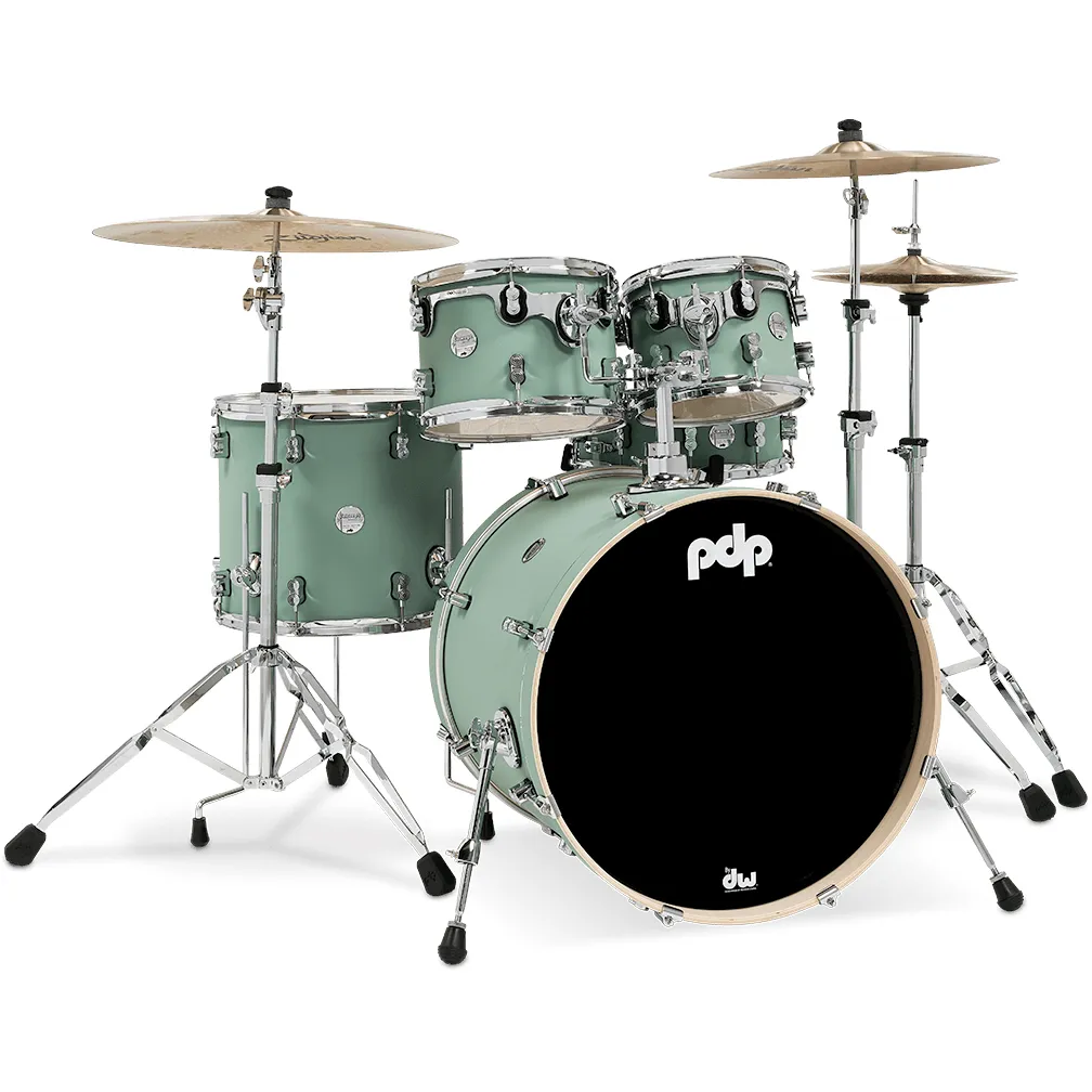 PDP Concept Maple Batterie 22"/5pcs Satin Seafoam