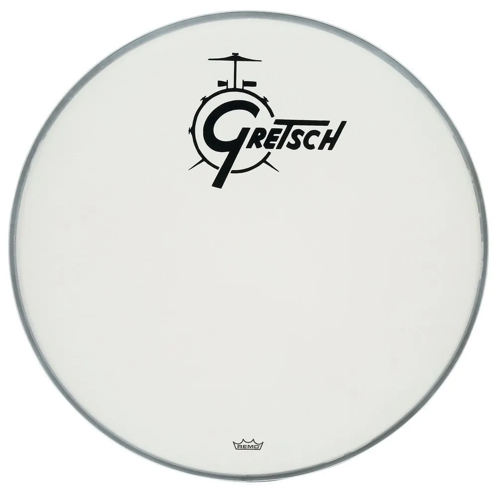 Peau Gretsch Dhcw22 Ambassador 22" Bass Coated - Logo