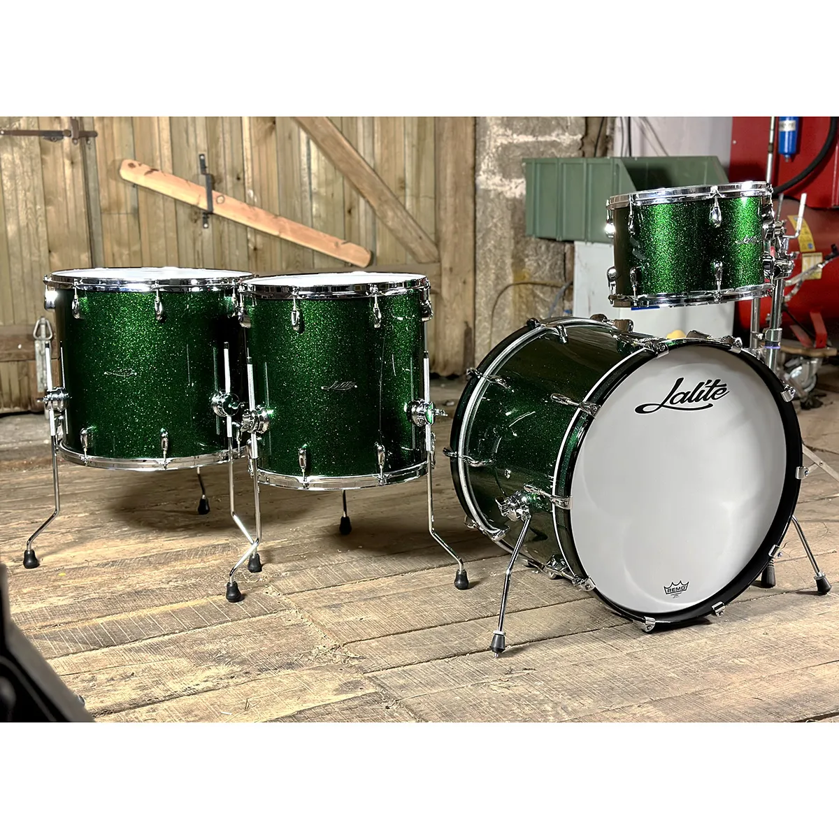 LALITE Erable Batterie 22"/4pcs Green Sparkle