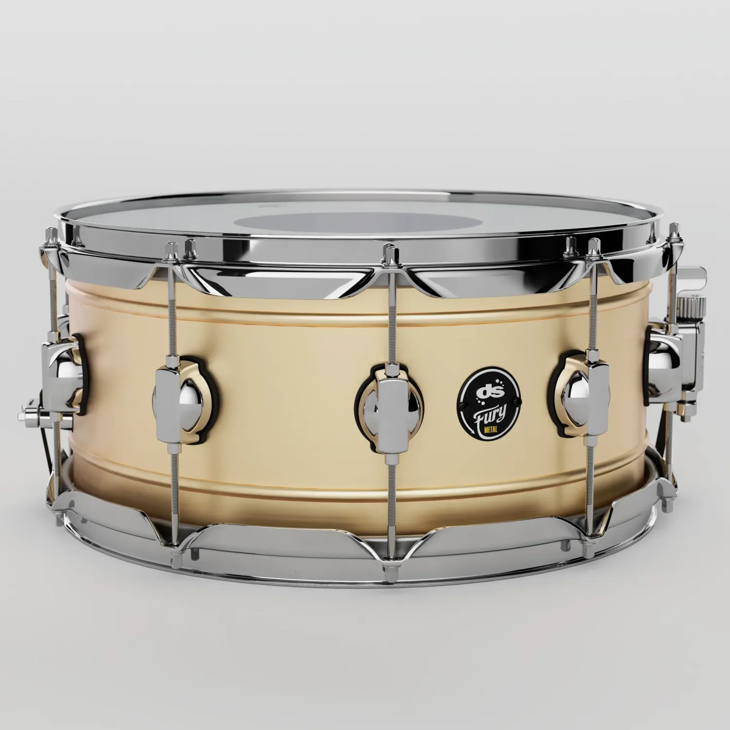 DS DRUMS Fury Caisse Claire 14"x 6,5" Brass   