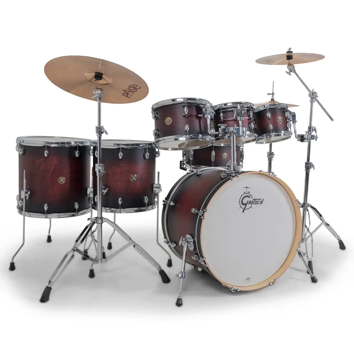 GRETSCH Catalina Maple Batterie 22"/7pcs Satin Deep Cherry Burst