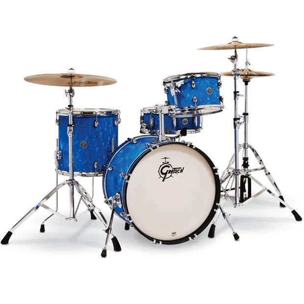GRETSCH Catalina Club Batterie 20"/4pcs Blue Satin Flame