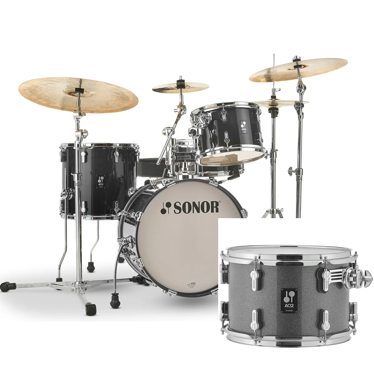 SONOR AQ2 Bop Batterie 18"/4pcs Titanium Quartz