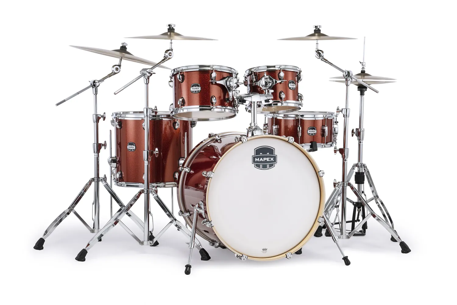 MAPEX Mars Birch Batterie 22"/5pcs Blood Orange Sparkle