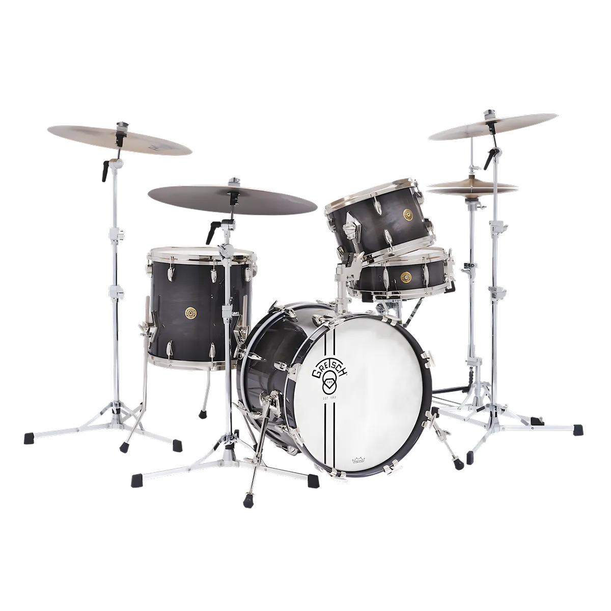 GRETSCH USA Batterie 18"/4pcs 140Th Anniversary Ebony Stardust