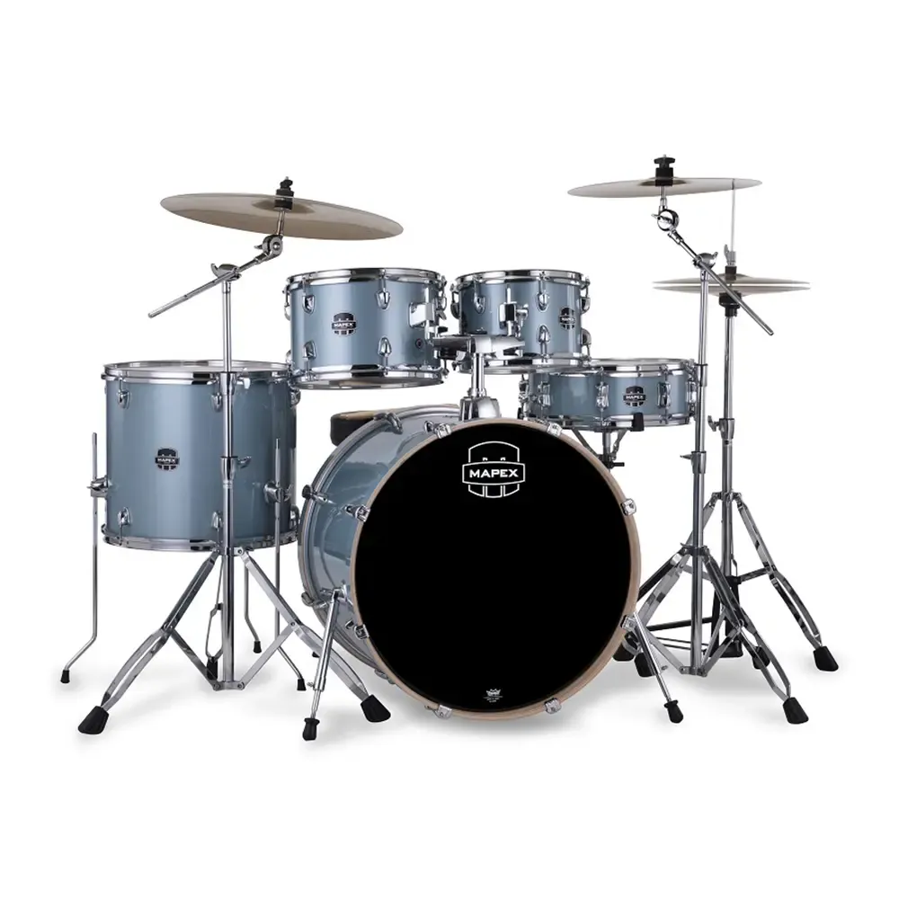 MAPEX Venus Batterie 22"/5pcs Aqua Blue Sparkle w/ Pack Cymbales Mapex