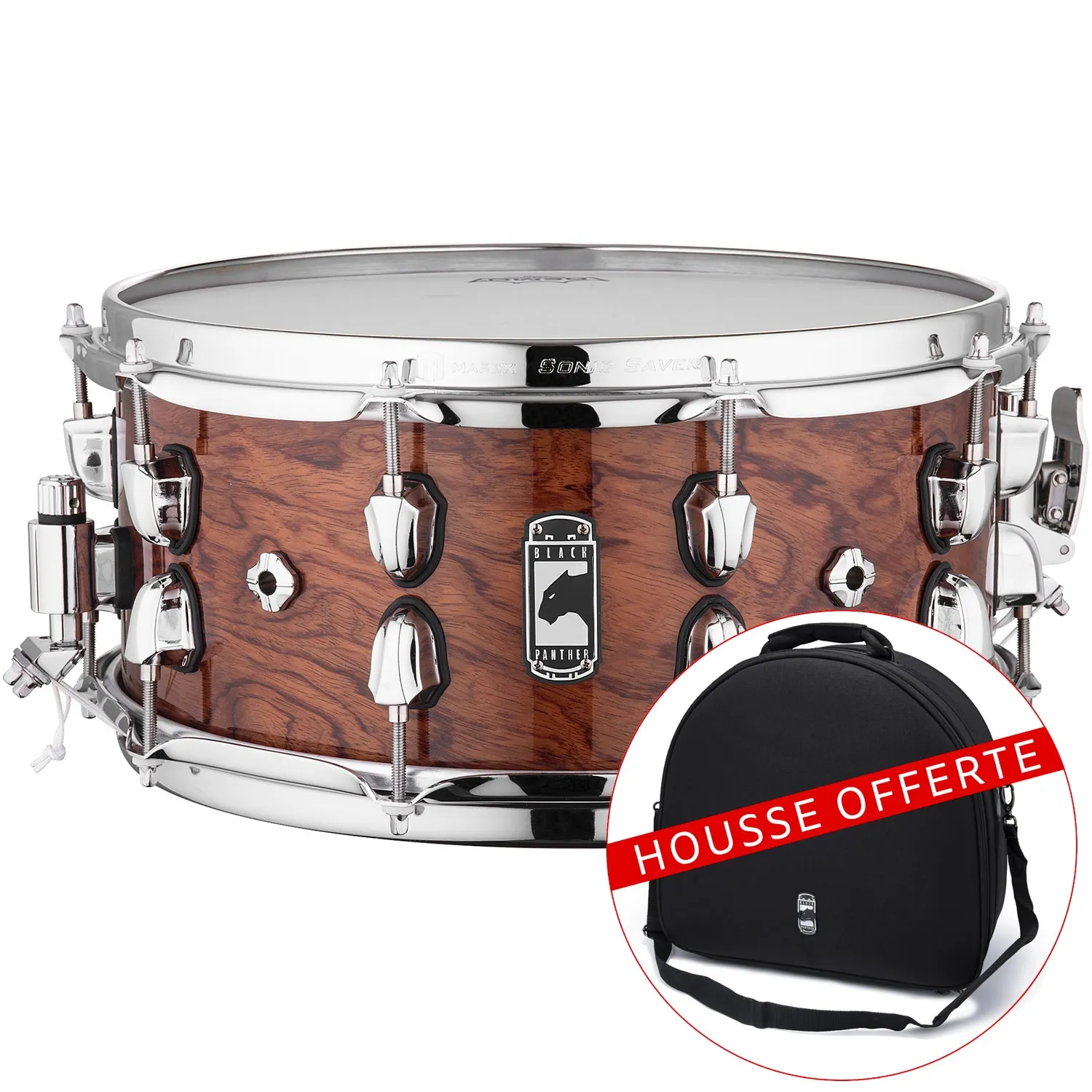 MAPEX Black Panther Caisse Claire 14"x 6,5" Shadow