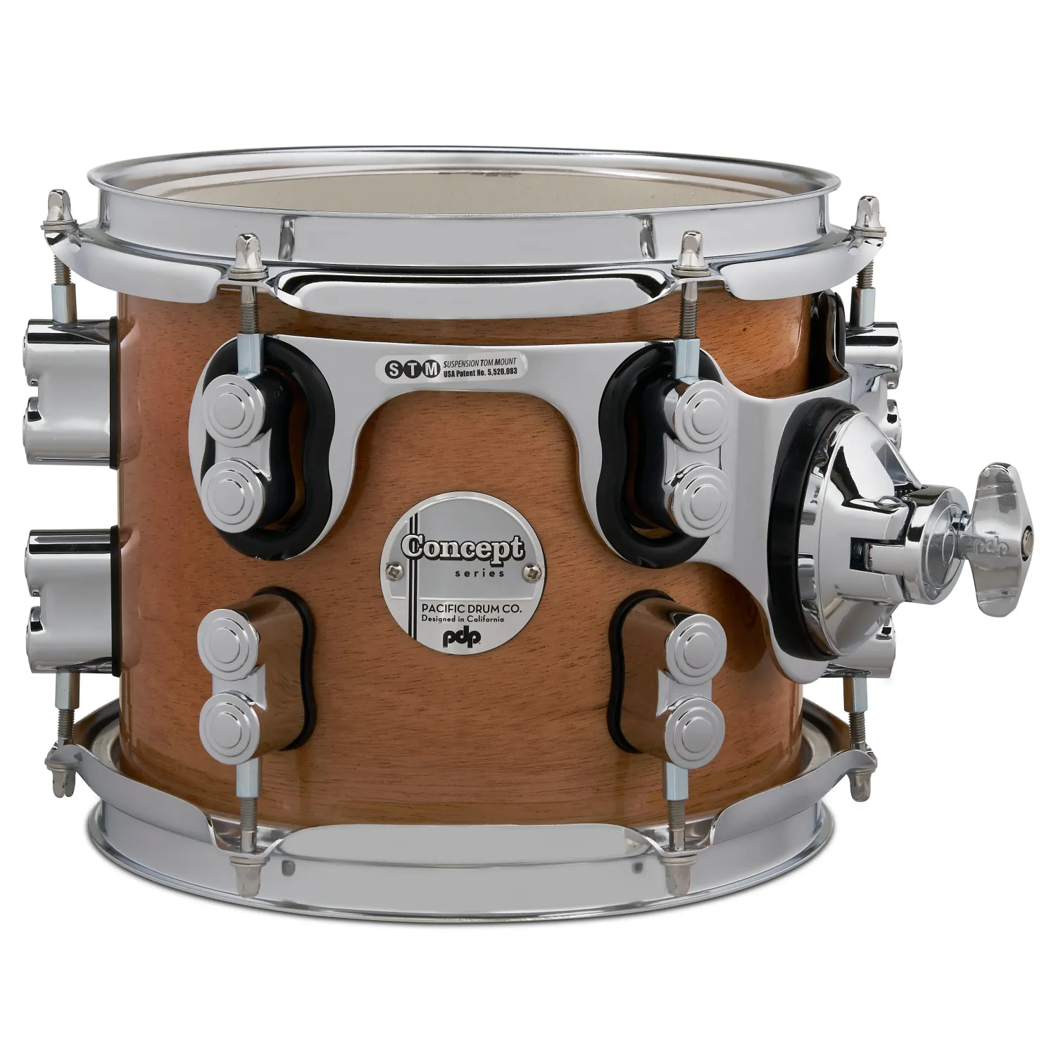 PDP Concept Exotic Tom 08"x 07" Honey Mahogany Lacquer