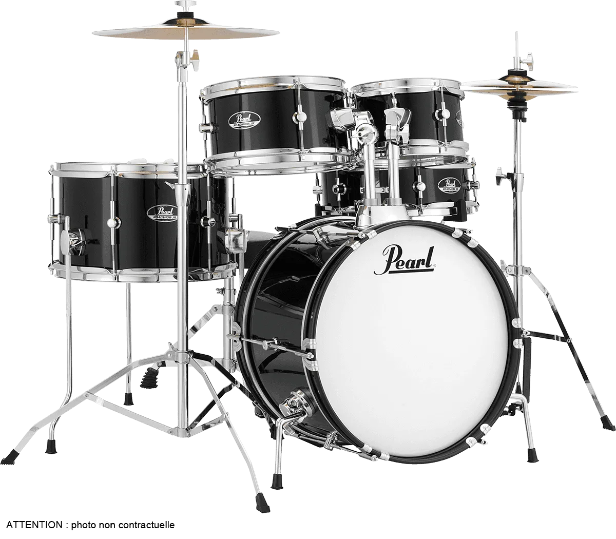 PEARL Roadshow Junior Batterie 16"/5pcs Jet Black