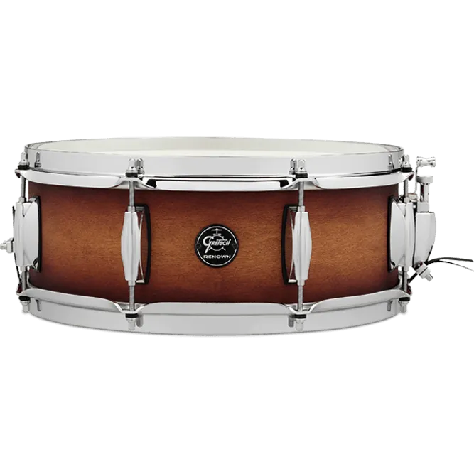 GRETSCH Renown Maple Caisse Claire 14"x 5,5" Satin Tobacco Burs