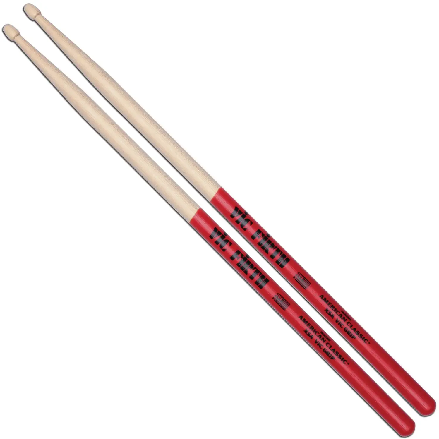 VIC FIRTH Baguettes 5A American Classic Hickory Extreme Grip 