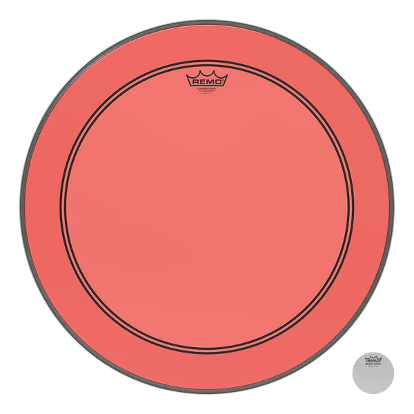 REMO Colortone 20" Powerstroke 3 Bass Red