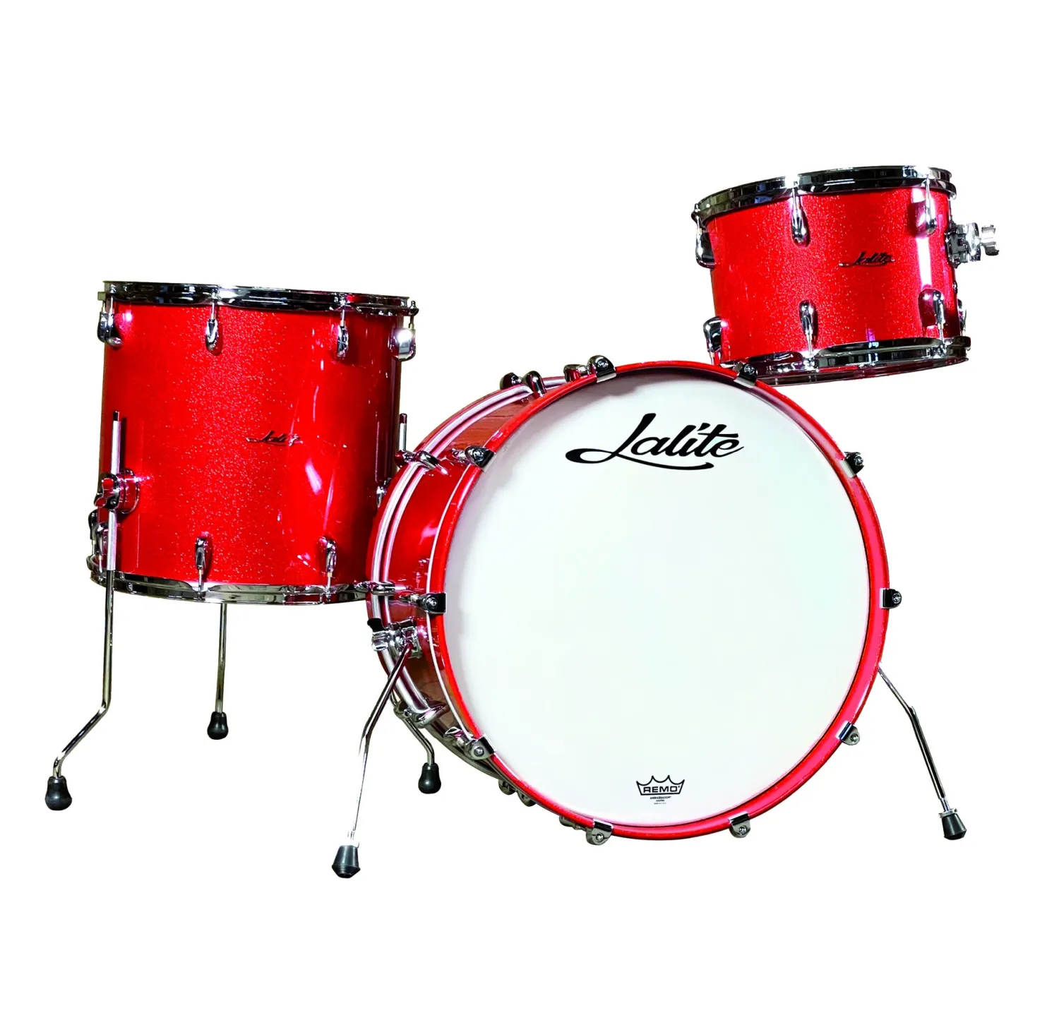LALITE Lela Series Batterie 22"/3pcs Eca Woody Red Sparkle Finish