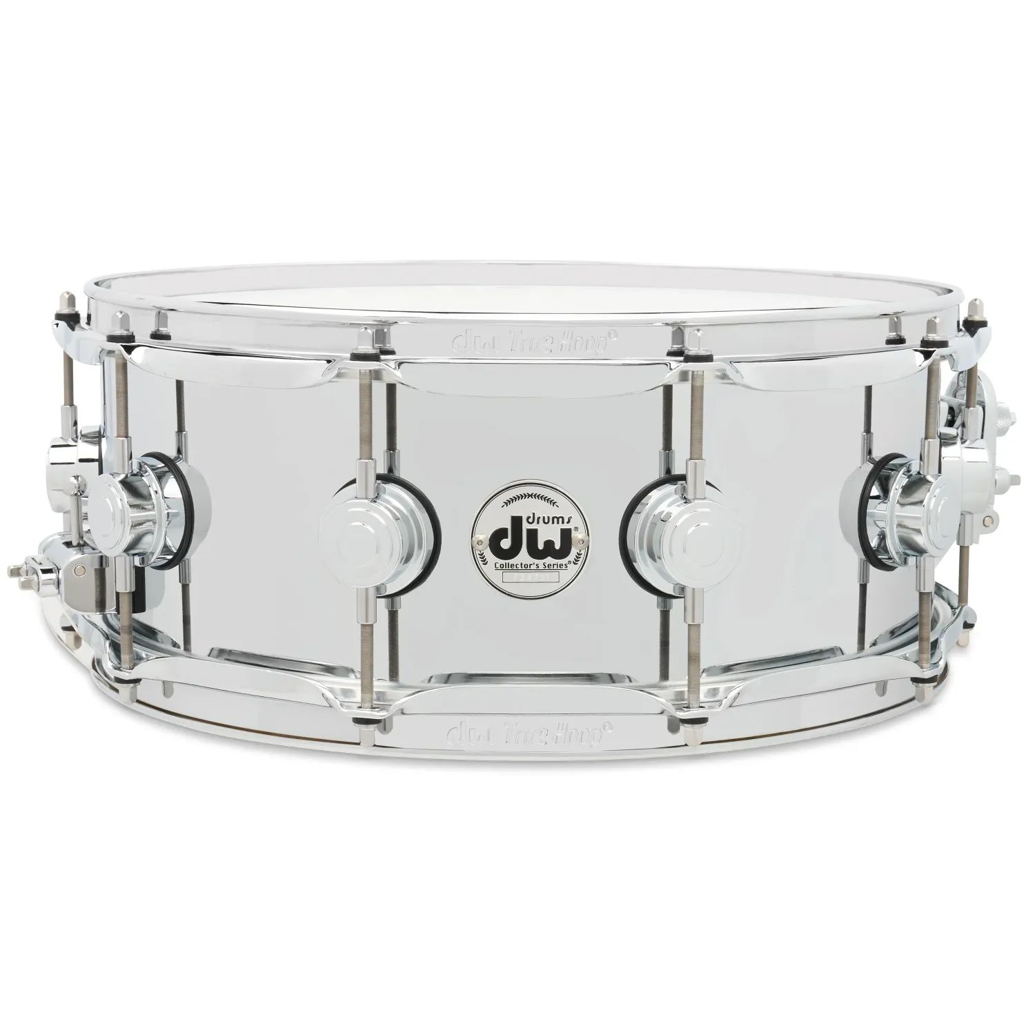 DW Collector's Caisse Claire 14"x 5.5"  Metal Chrome Steel Polished