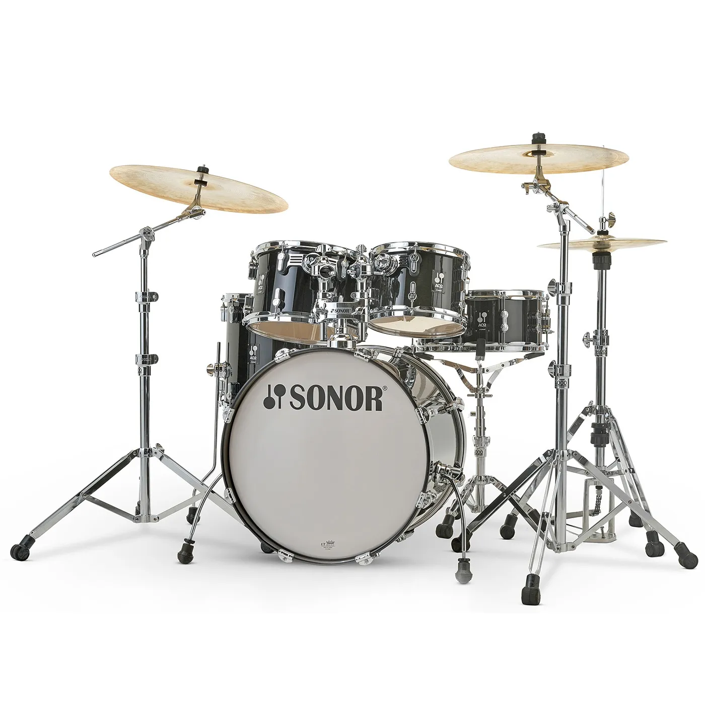 SONOR AQ2 Batterie 22"/5pcs Transparent Stain Black