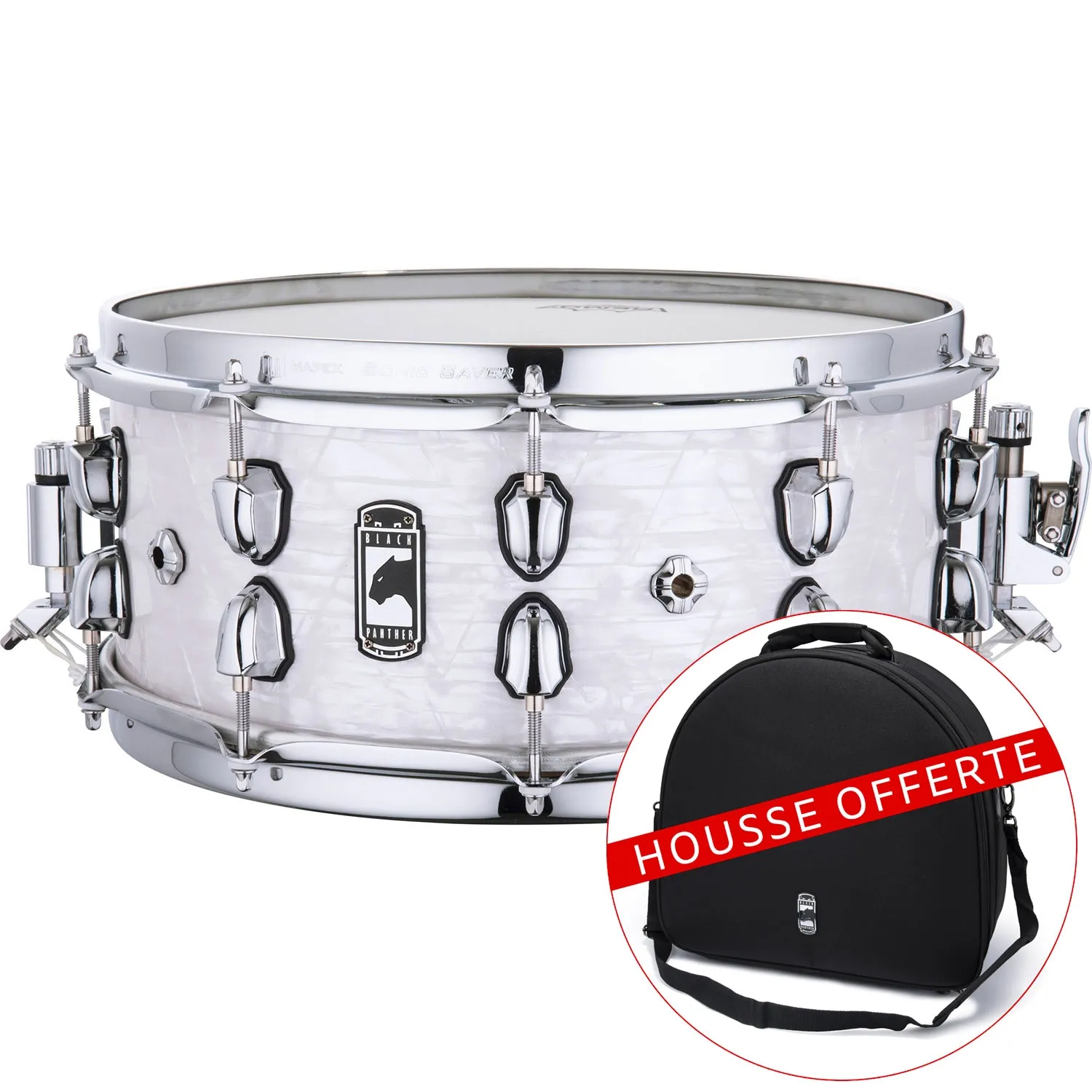 MAPEX Black Panther Caisse Claire 14"x 6" Heritage
