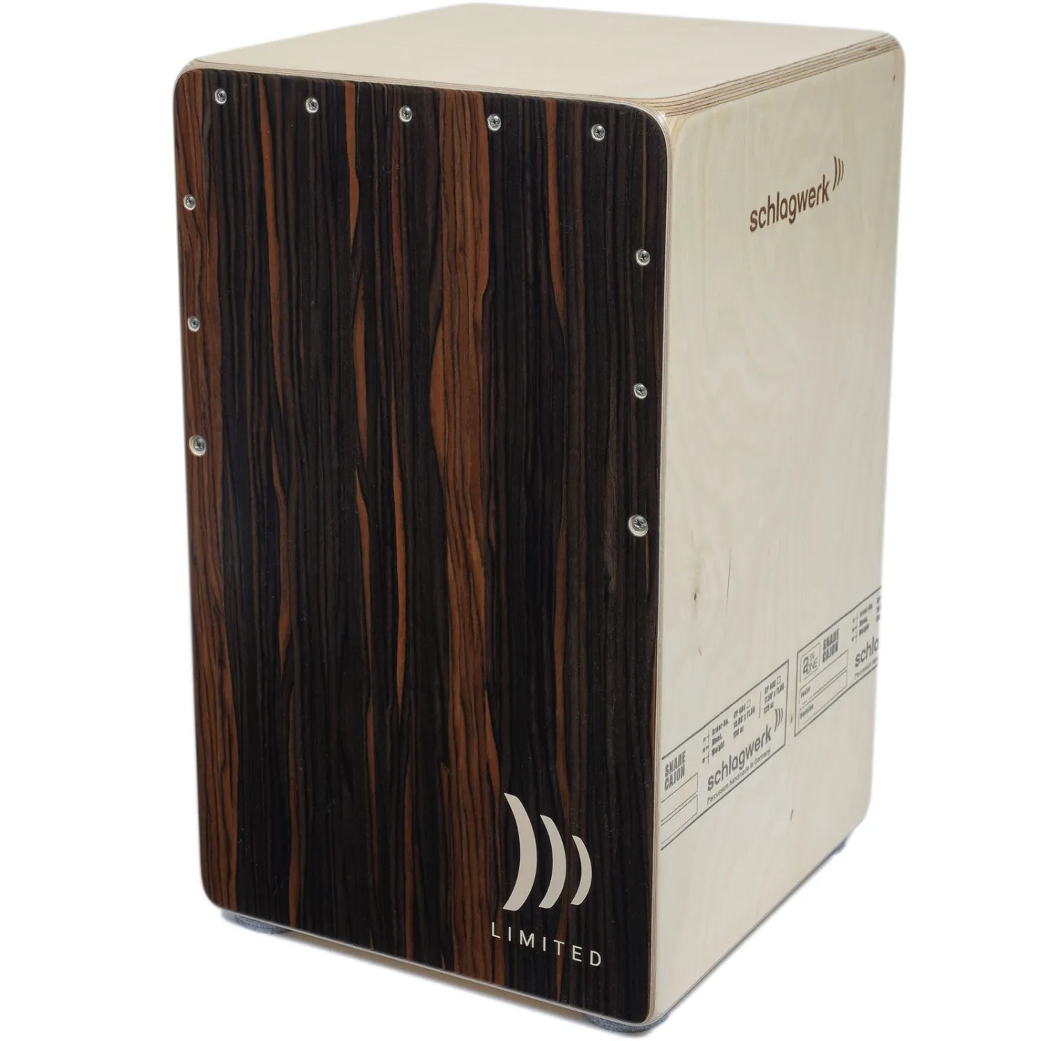 SCHLAGWERK CPS2ONE-1 Cajon 2 In one Straight Ebony Ltd 