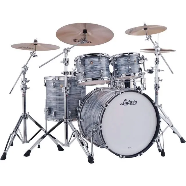 LUDWIG Classic Maple Batterie 22"/4pcs Blue Oyster