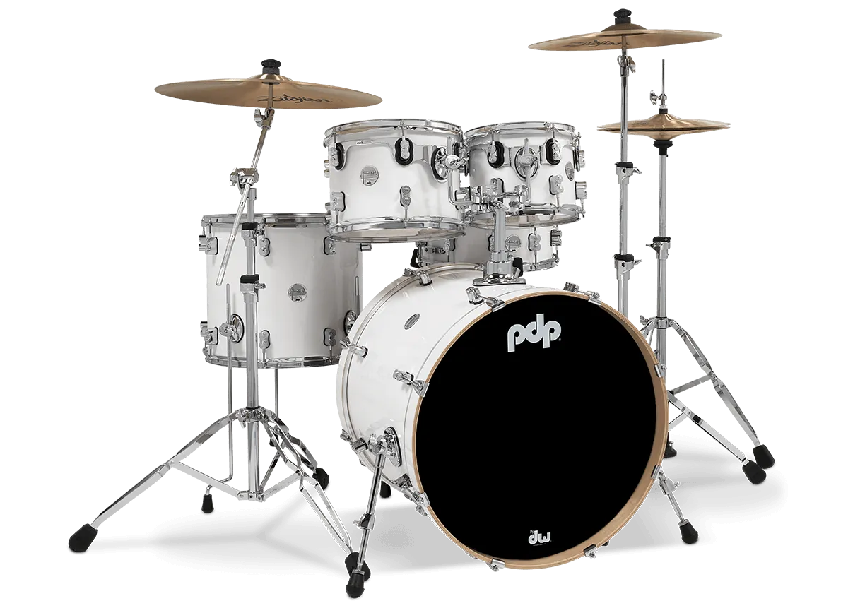 PDP Concept Maple Batterie 22"/5pcs Pearlescent White Lacquer