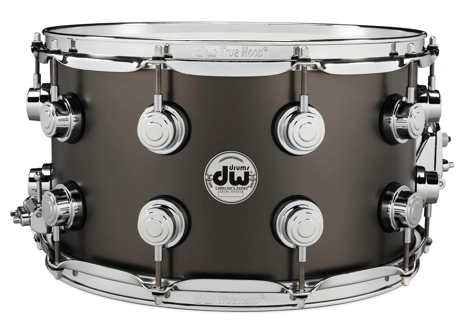 DW Collector's Caisse Claire 14"x 08" Metal Satin Black Over Brass