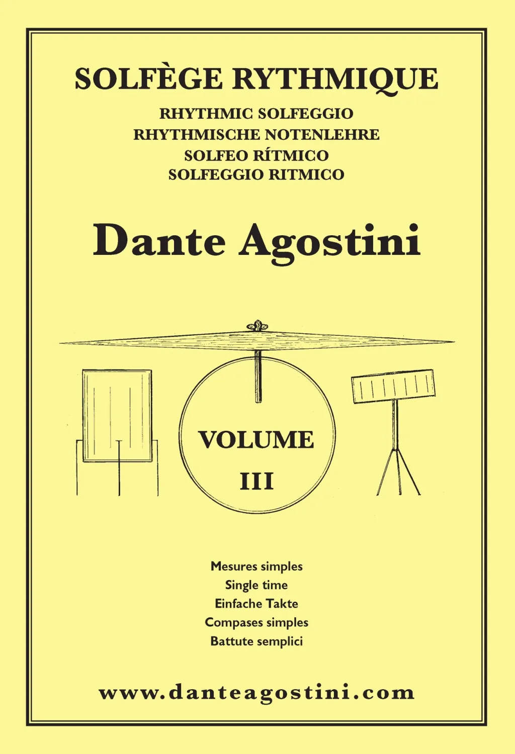Methode Agostini Solfege Rythmique Volume 03