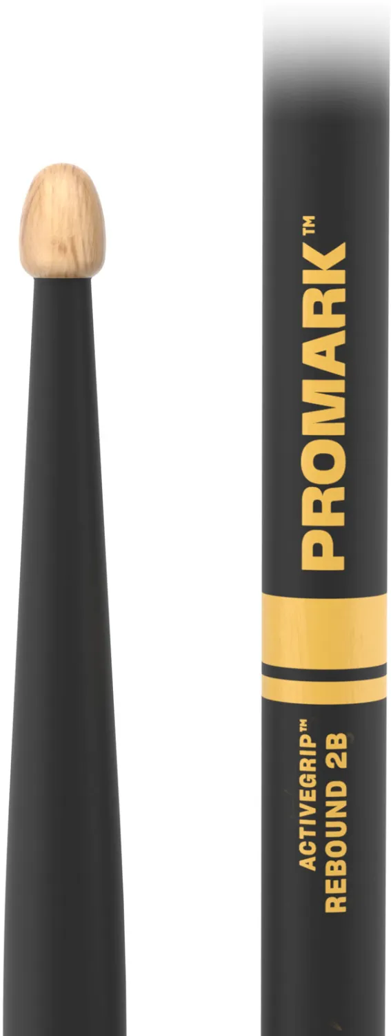 PROMARK Baguettes 2B Rebound Hickory Active Grip Clear