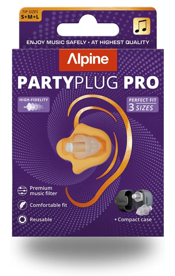 ALPINE Ear Party Plug Pro - Transparent