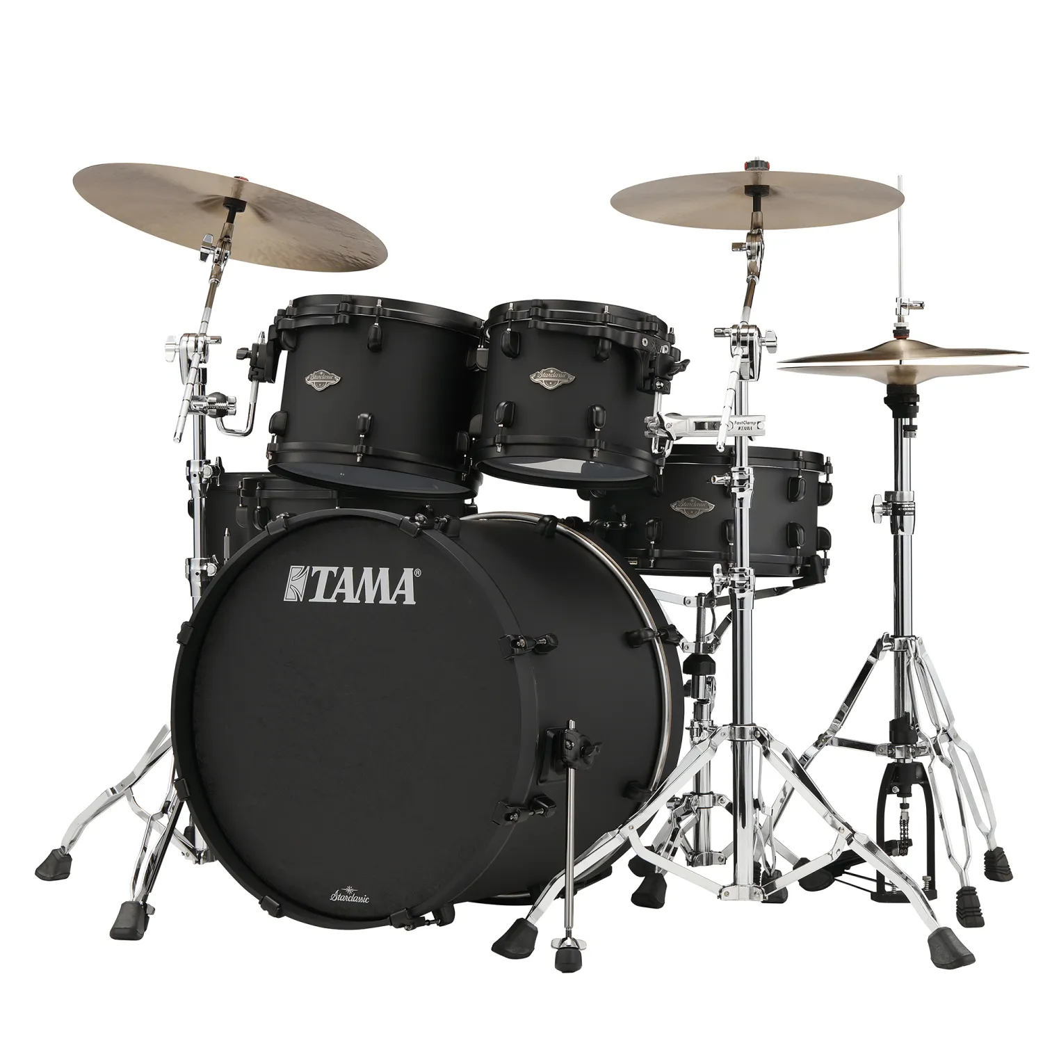TAMA Starclassic Performer Batterie 22"/4pcs Flat Black Limited Edition