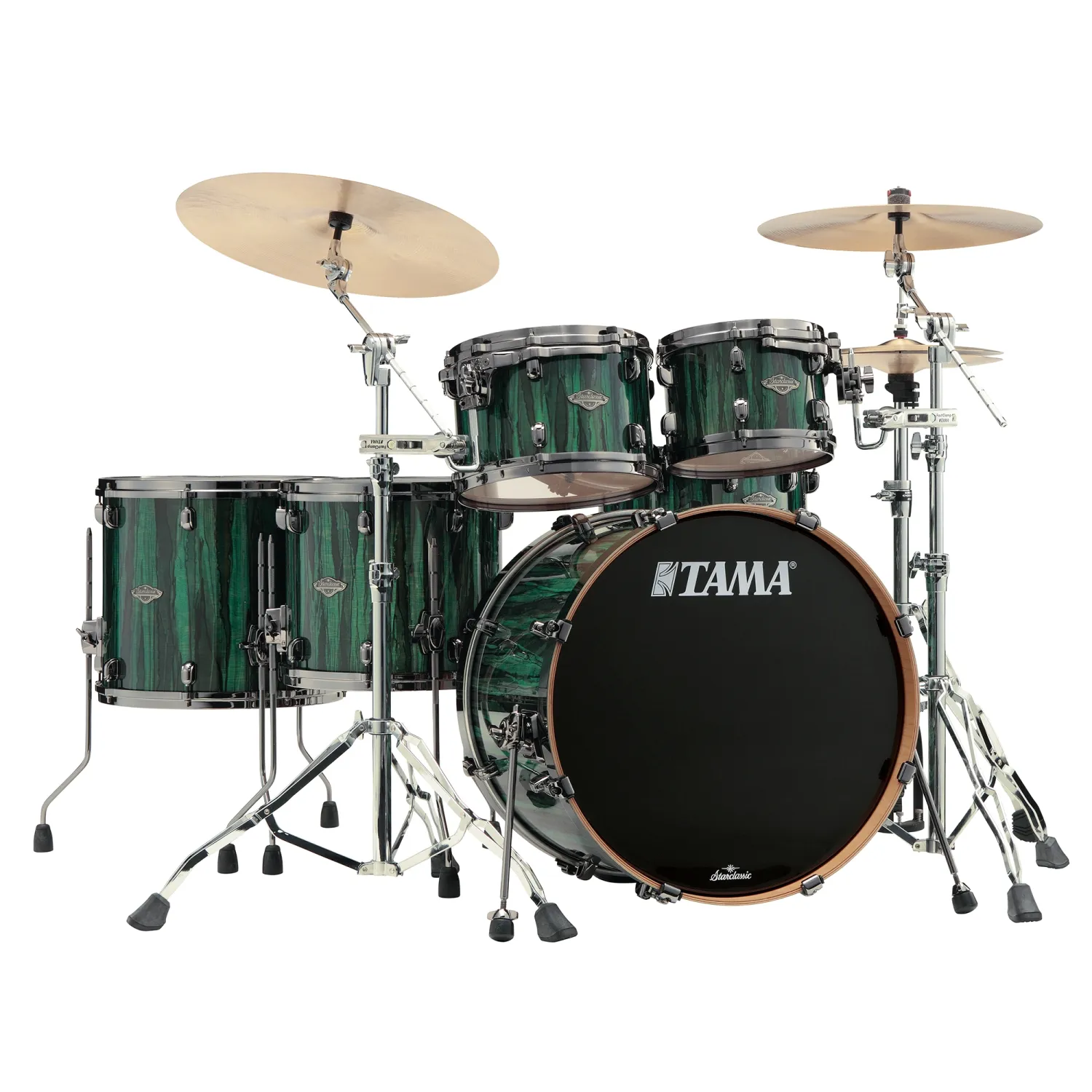 TAMA Starclassic Performer Batterie 22"/5pcs Green Grove Aurora Limited Edition