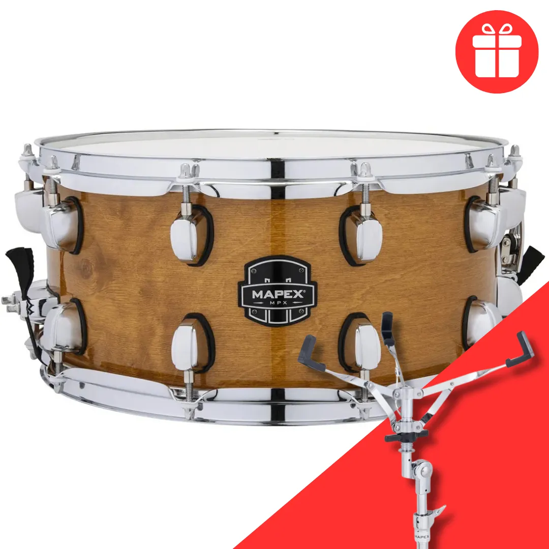 MAPEX MPX Caisse Claire 14"x 6,5" Naturel Ambre