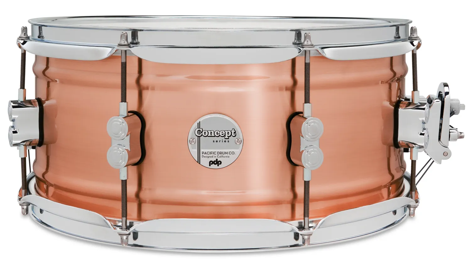 PDP Concept Series Caisse Claire 14"x 6.5" Brushed Copper 1.2mm