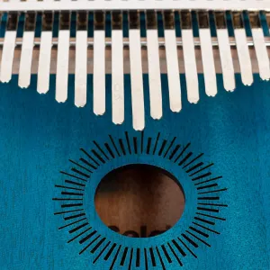 Kalimba Sela 17 Lames Hollow Mahogany - Blue