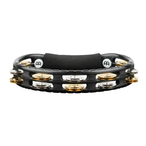 Tambourin Meinl Demi-Lune - 2 Rangs - Nickel/Cuivre - Black