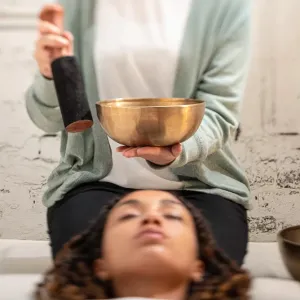 MEINL SBRMLEL Maillet De Resonance Pour Bol ChantantAvec CuirLarge 